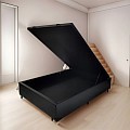 BASE BOX BAU CASAL-138-PRETO — BASE BOX BAU CASAL-138-PRETO